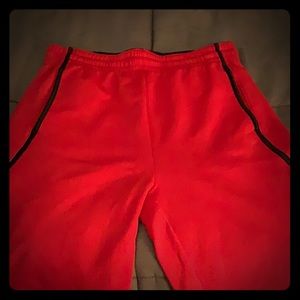 Red basketball shorts. Great condition!